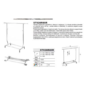 FOLDING STAND ST028 WHEEL80