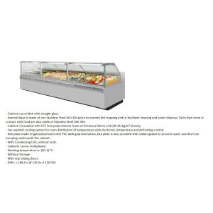 PLUG IN SERVE OVER COUNTER L240+ END PANEL