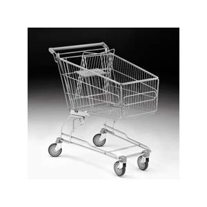 TROLLEY WITH BASE TRAY+B/SEAT--L97XH104XW61