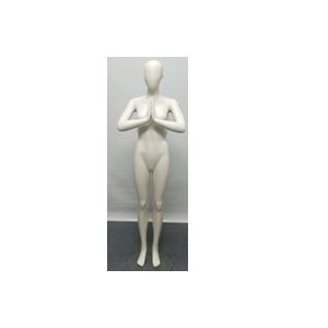 FEMALE FULL BODY YOGO MANNEQUIN WITH ABSTRACT