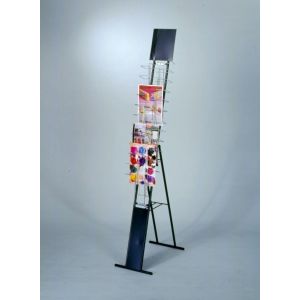 MAGAZINE STAND BLACK-GA001-H176-12PKT