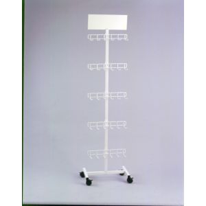 GA679 STAND FLAT RACK WHITE--3-305-5.8X10X450