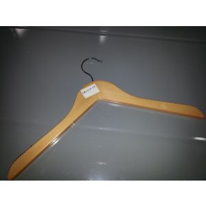 HANGER WOODEN+RUBER SHOULDER-GP616622-32CM