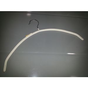 METAL+RUBBER COATED HANGER WHITE-630015