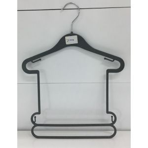 PLASTIC HANGER 30.5 GREY