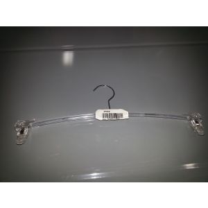 HANGER ACRYLIC CLEAR-27.5CM