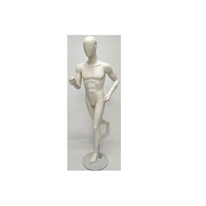 MALE FULL BODY RUNNING MANNEQUIN WITH ABSTRAC