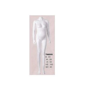 PREGNANT FEMAL MANNEQUINE CHROME BASE