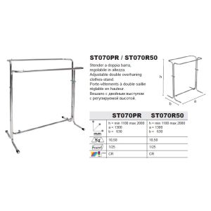 TP79 BOTH SIDE STRAIGHT STAND -ST070PR