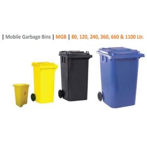 WASTE /DUST -GARBAGE BIN +PEDAL 120LIT-CMR