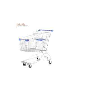 SUPER MARKET TROLLEY WITH WHEEL-4" CASTOR-L90XH99XW55  125 LTR