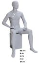 MALE SITTING MANNEQUINE WITH ABSTRACT-BE201EC