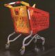 195L POLY STEEL TROLLEY STD DOUBLE FUNCTION BABY SEAT,REAR HOOK FOR BAGS ,LOGO,125MM TENTE WHEELS