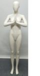 FEMALE FULL BODY YOGO MANNEQUIN WITH ABSTRACT