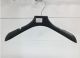 PLASTIC HANGER BLACK WIDE SHOULDE 37.5CM