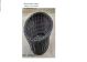 BLACK PLASTIC RATTAN 3.0MM SIZE 15.5(T)X8.5(B)X10-17CM