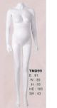 PREGNANT FEMAL MANNEQUINE CHROME BASE