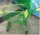 SUPER MARKET TROLLEY COLORED 4 SWIVEL GREEN 180 LTR